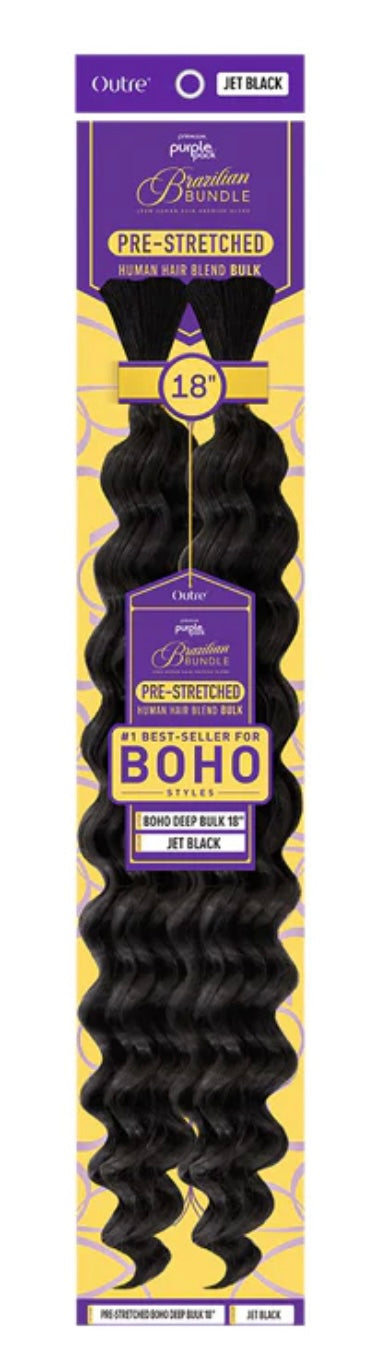 Outre Purple Pack Boho Hair (18” Deep Bulk)